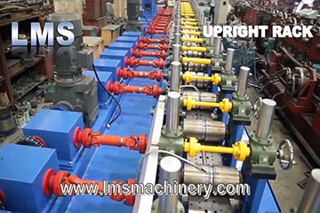 LMS High Speed Width Adjustable Upright Rack Machine